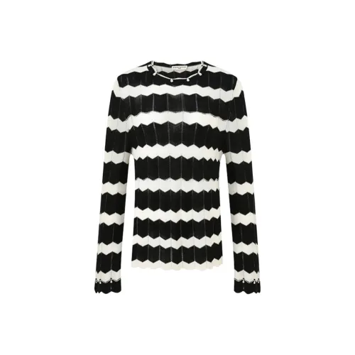 DIANA VEVINA Черно-белые полосы Женские Трикотаж