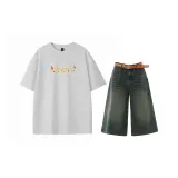 Вересковый серый + Винтажный синий