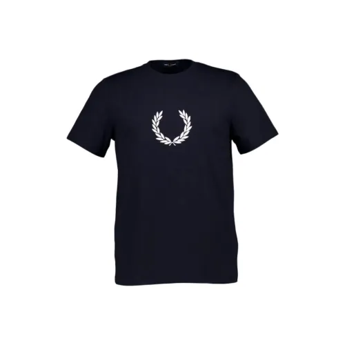 FRED PERRY Коллаборация T-Shirt Мужской Темно-синий