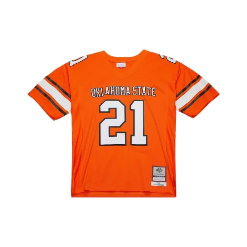 MITCHELL NESS Регби Джерси Мужской Оранжевый