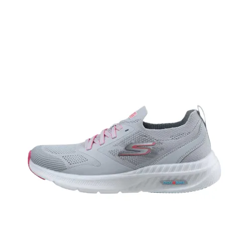 Skechers Go Run Hyper Burst Амортизация Износостойкий Низкий Топ Беговые кроссовки Женские Серый