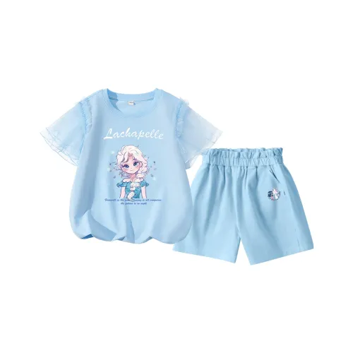 La Chapelle Kids Повседневная спортивная одежда 2 предмета комплект синий для детей 3-7 лет