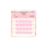 01# Розовый Eyelashes-Маленький Четыре Ряда [Включает Клей Пинцет]