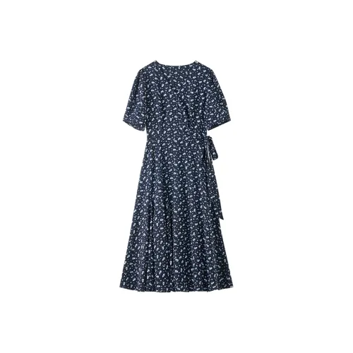 SENTUBILA Короткое платье с короткими рукавами женское