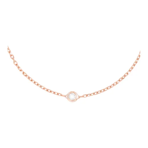 Cartier Браслет Cartier D'Amour, Модель XS Розовое Золото, Бриллиант