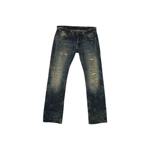 CULT OF INDIVIDUALITY Джинсы Мужские Темно-синие