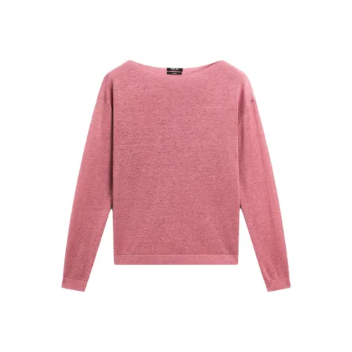 Massimo Dutti Розово-красный Женский Трикотаж