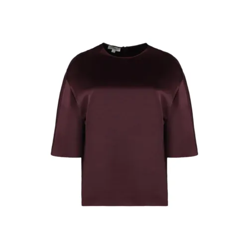 VINCE Бордово-красные Женские Рубашки T