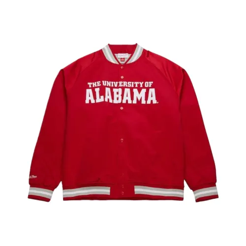 MITCHELL NESS Малиновый Alabama Малиновый Tide Логотип Куртка Мужская Красная