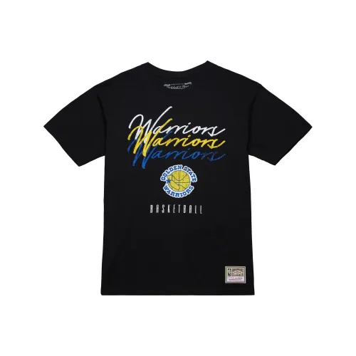 MITCHELL NESS SU25 100% хлопок T-рубашка унисекс черная