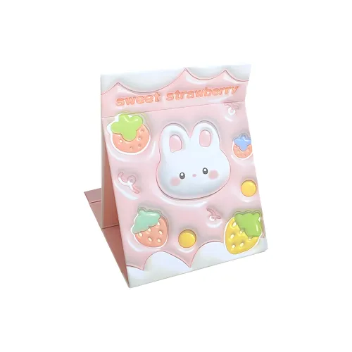 LUTEDAN Мультяшный складной зеркало для макияжа MAKE UP с подставкой большой размер