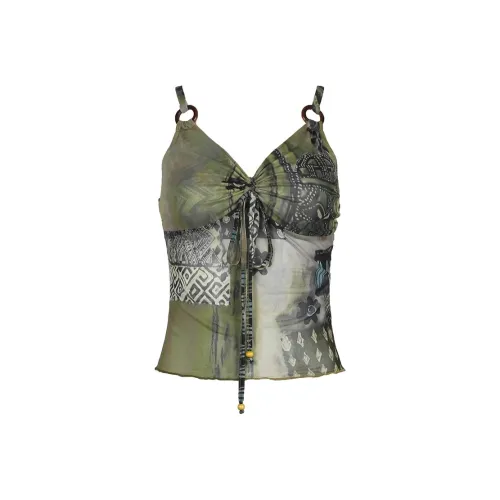 MIMOSA CHUR Зеленые Женские Майки