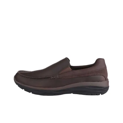 Skechers HARSEN Туфли Низкие Коричневые Мужские