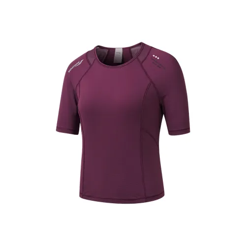 Saucony Фиолетовые Женские Футболки