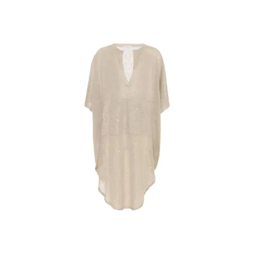 BRUNELLO CUCINELLI Рубашка Женская Бежевая