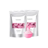 Розовая мягкая маска, пудра, 500 г * 2, сумка