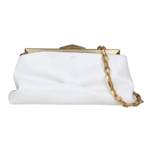 Jimmy Choo Кожа Одно плечо Через плечо Клатч Женская Белая