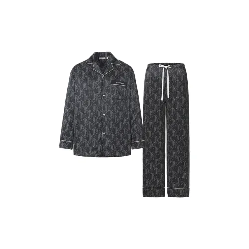 NOT JUST PAJAMA Мужские черные пижамные комплекты