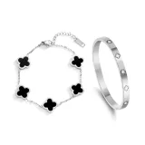 Счастливый Клевер Четырехлистный Коллекция (Черный)