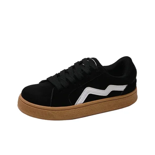 Georgina Goodman Slip-resistant Abrasion-resistant Lightweight Breathable Low-top Skateboard Shoes Unisex Black Джорджина Гудман Противоскользящие Устойчивые к износу Легкие Дышащие Низкие Кроссовки для скейтбординга Унисекс Черные