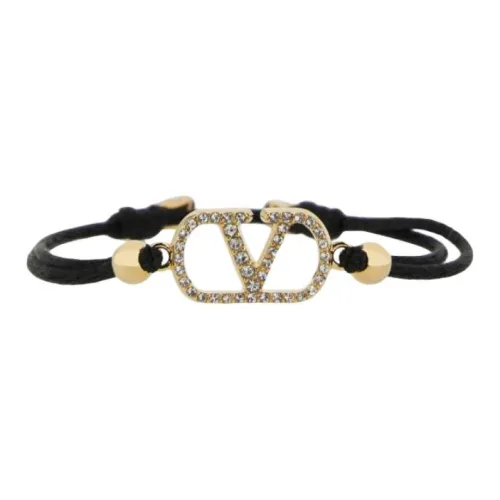 Valentino Cotton Crystal Bracelets Women's Gold