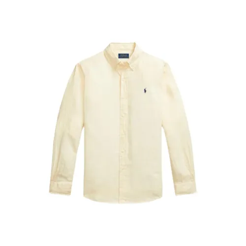 Polo Ralph Lauren SS25 Рубашка Мужская Кремовая