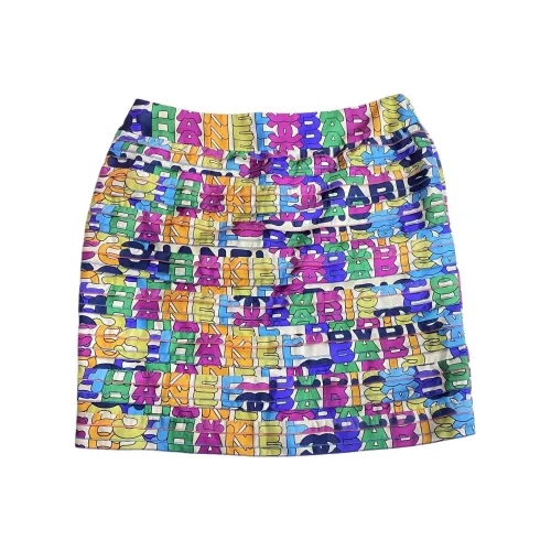 CHANEL 21K Повседневные короткие юбки Женские Многоцветный