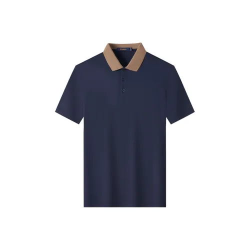 LOZ Темно-синий Синий Мужская Рубашка Поло