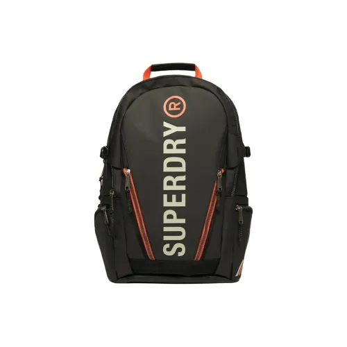 SUPERDRY Холст Рюкзак Стандартный Женский Черный