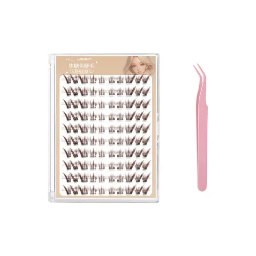 RULINSHI Нет STEM Нет Клей Needed Накладные ресницы Один Cluster Eye END Увеличивающий Стиль