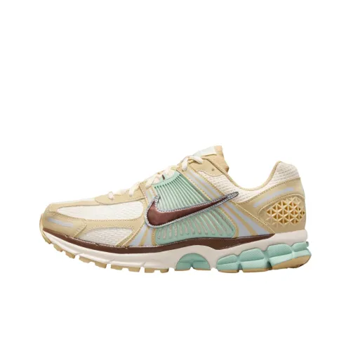 Nike Zoom Vomero 5 Slip-resistant Abrasion-resistant Low-top Беговые кроссовки Унисекс Бежевый Коричневый