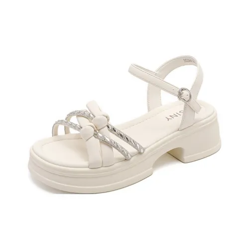 JOSINY One Ремешок Сандалии Женские Экрю