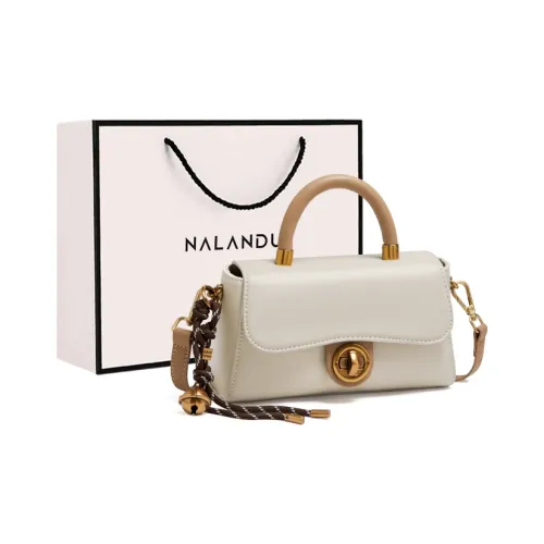 Narandu Сумка через плечо из коровьей кожи маленькая сумка для женщин экрю и абрикос ночной черный