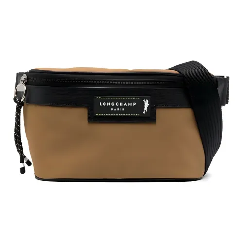 LONGCHAMP Le Pliage Energy Коровья кожа Комбинированная Сумка через плечо Бананка Мужская Коричневая