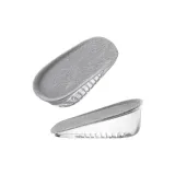 1 Двойной Серый Фланель [3,5 см] Немецкая Армия Обувь Эксклюзивная | Скрытый Каблук 7,5 см Наполнитель