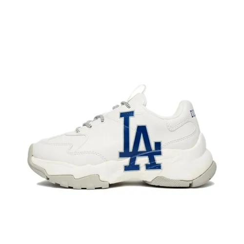 MLB LA DODGERS Противоскользящие устойчивые к истиранию низкий топ кроссовки с толстой подошвой унисекс белый