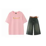 Розовый + Винтажный синий