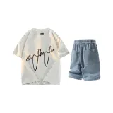 Вересковый серый + Светло-синий