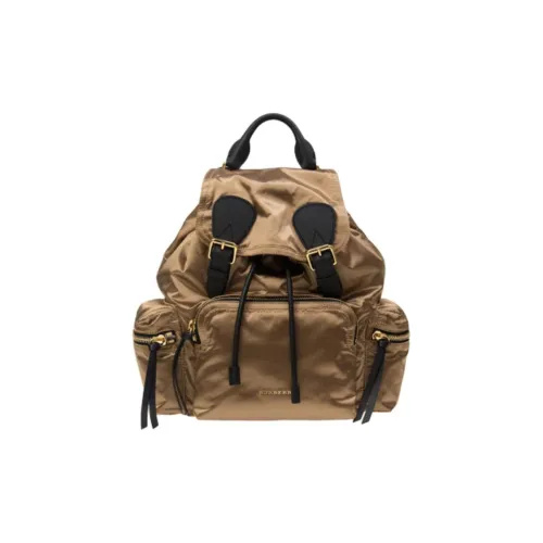 Burberry Нейлон Путешественная Сумка Рюкзак Унисекс Золотой