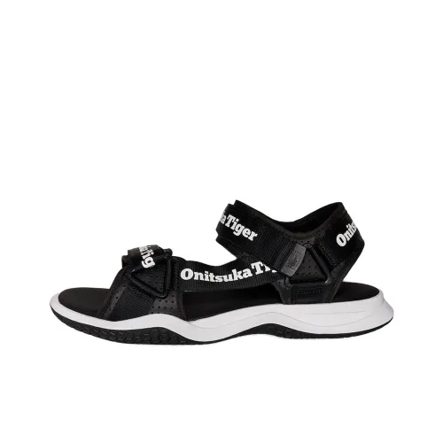 Onitsuka Tiger Ohbori Strap Пляжные сандалии Унисекс Черный