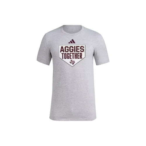 Adidas Texas A M Aggies T-Shirt Мужская Серого цвета