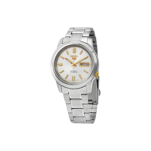 SEIKO Автоматический Механический Механизм Мужские Часы 39 мм Белый