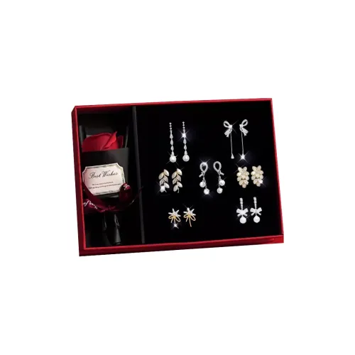 DIJING Сплав Нижняя заколка On Серьги Женские