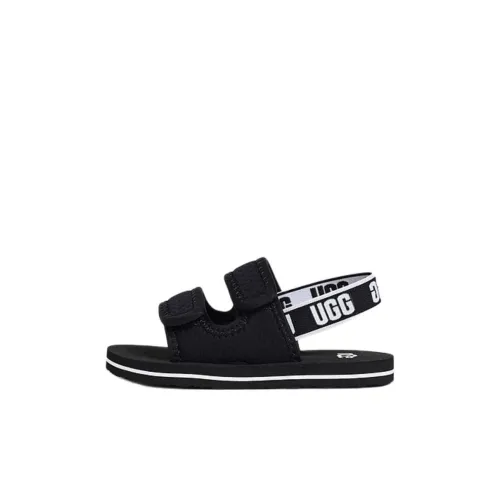 UGG Низкий топ устойчивый к истиранию сандалии для детей черный для детей 3-7 лет