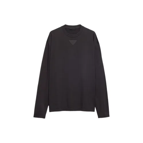 PRADA Мужские черные T-рубашки