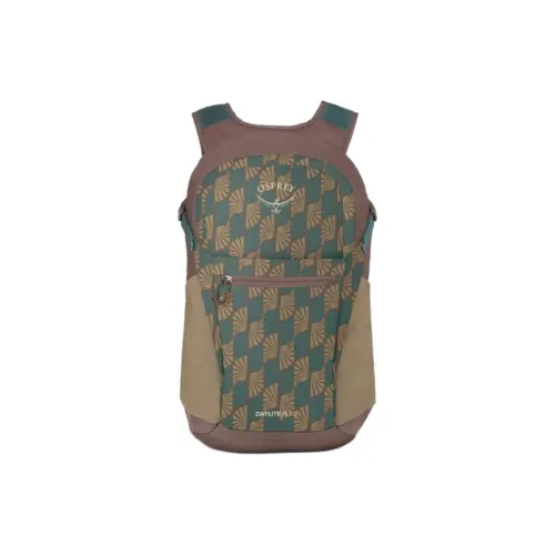 OSPREY Переработанный полиэстер рюкзак унисекс с принтом и Magma коричневый