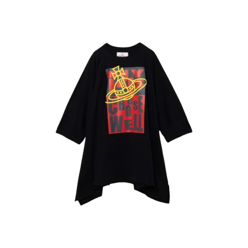 Vivienne Westwood Black Женские Длинные Рукава Платья