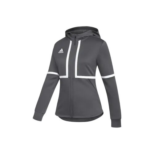 Adidas FZ Куртка Женская Серый FIVE Белый