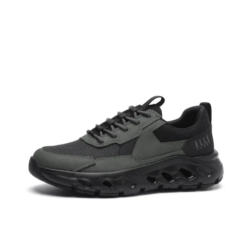 ELLE HOMME Амортизаторы Устойчивые к истиранию Низкий Топ Кэжуал Мужской Черный Серый