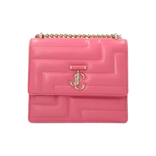 Jimmy Choo Сумка через плечо из телячьей кожи женская розовая